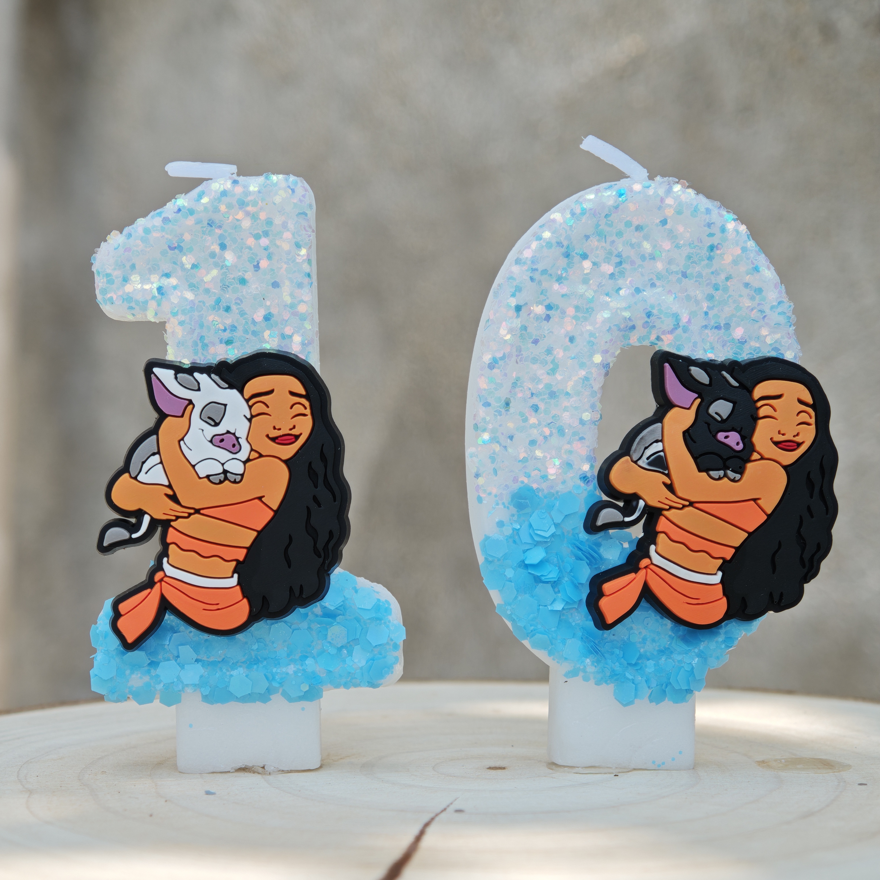Car Accessories Xmas - Cute Ocean Adventures Moana Candle Cartoon