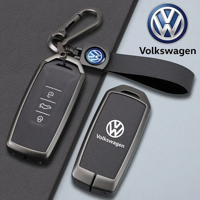 Car Accessories Logo - Zinc Alloy Leather Car Remote Key