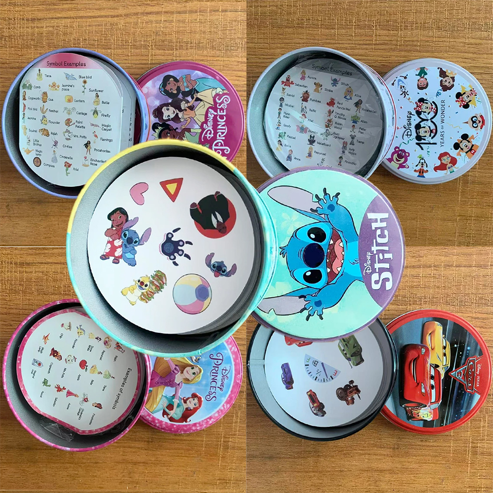 Car Accessories Gift Ideas - Disney Card Board Games Stitch Princess