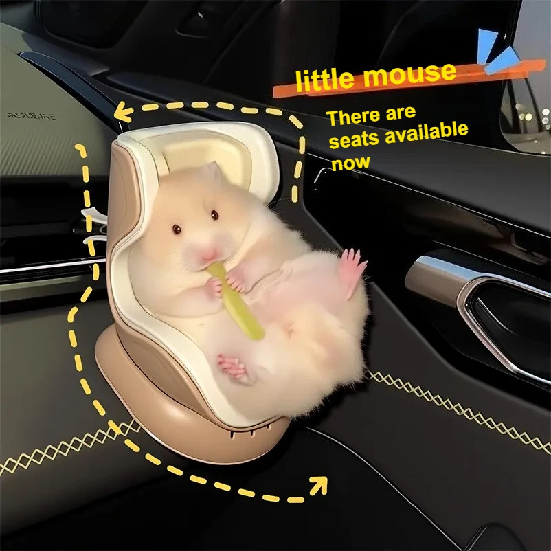 Car Accessories Gift Ideas - Hamster Car Seat Vent Clip Adorable