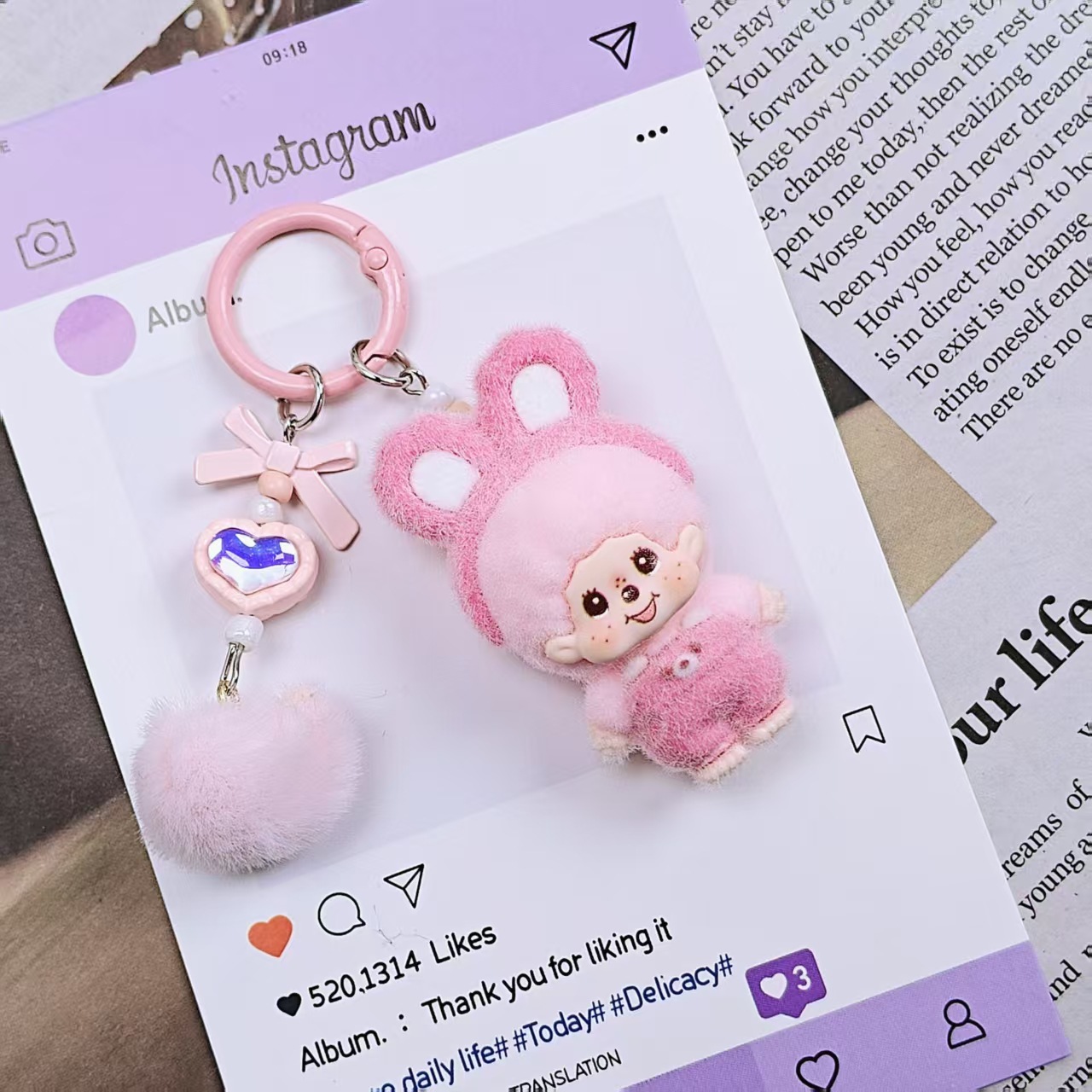 New model Monchhichi Keychain  - Car Accessories Xmas ulasan dan harga