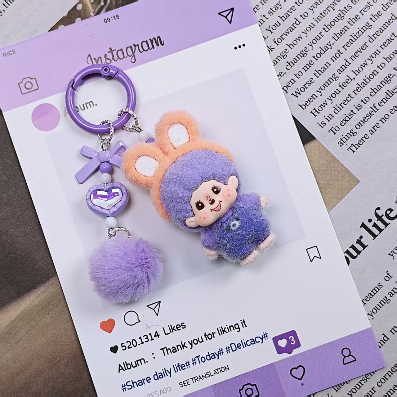 New model Monchhichi Keychain  - Car Accessories Xmas ulasan dan harga