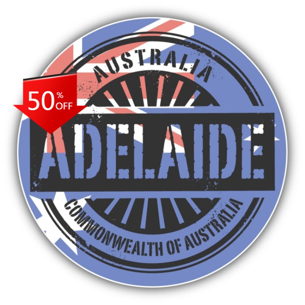 Adelaide Australia Flag Grunge - Car Accessories Adelaide ulasan dan harga