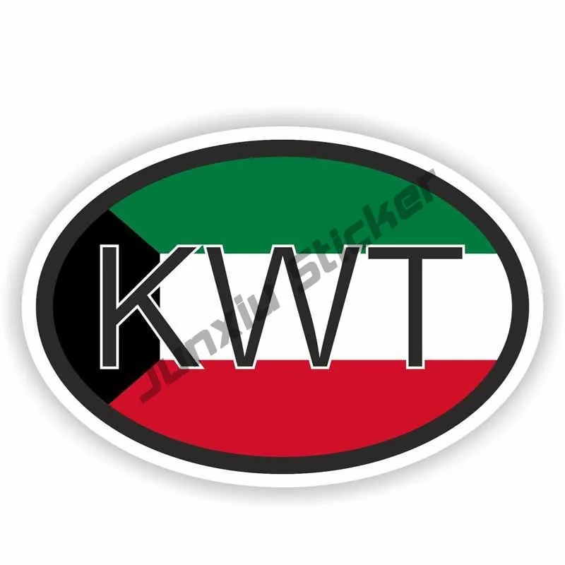 Kuwait Map with Flag Vinyl Sti - Car Accessories Kuwait ulasan dan harga