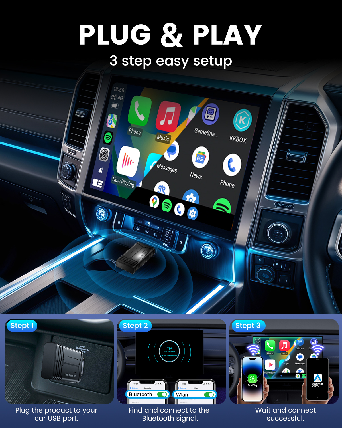 2026 NEW Wireless CarPlay Adap - Car Accessories Usa ulasan dan harga