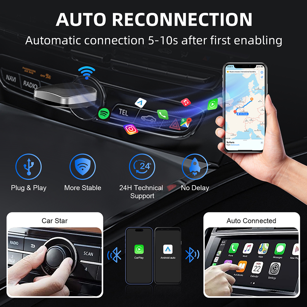 2 in 1 Smart Dongle AI Box Min - Car Accessories Usa ulasan dan harga