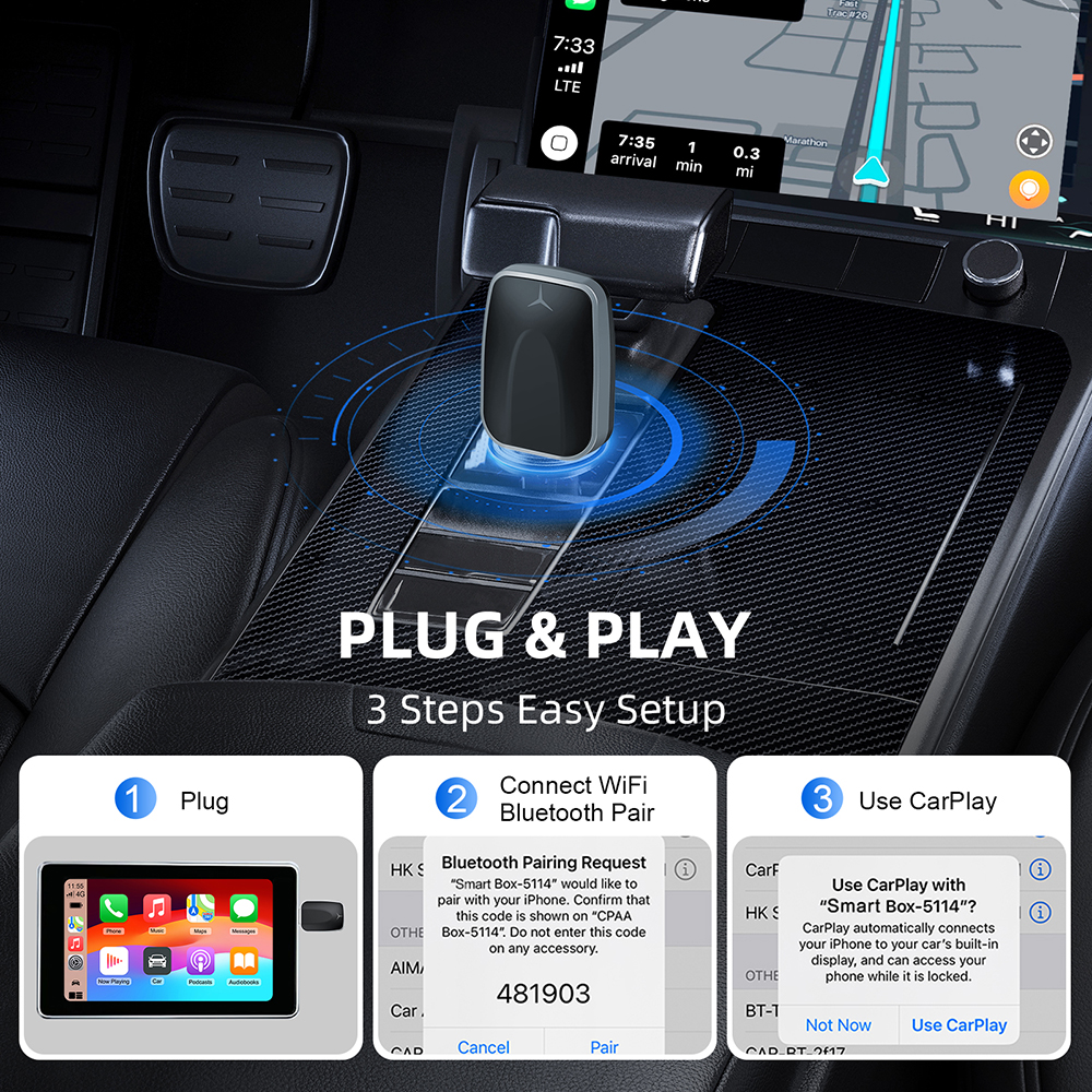 2 in 1 Smart Dongle AI Box Min - Car Accessories Usa ulasan dan harga