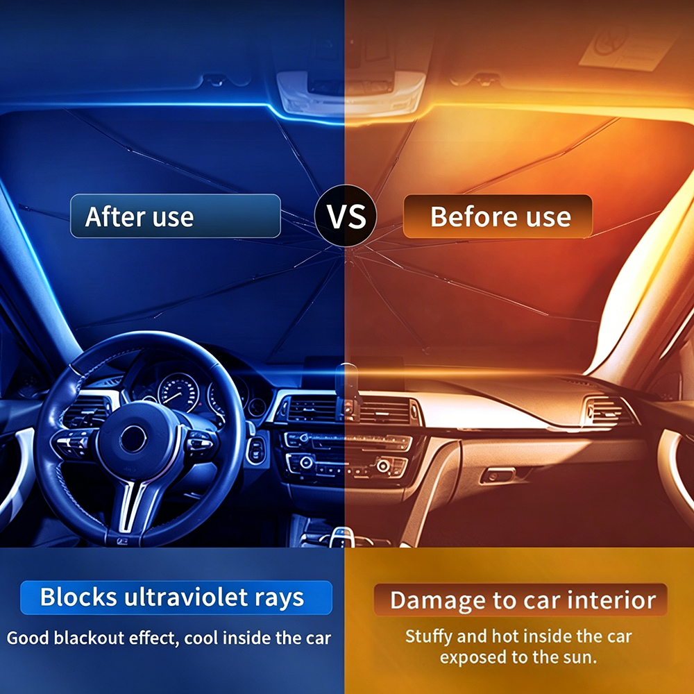 Car Windshield Sunshade Umbrel - Car Accessories In Store ulasan dan harga