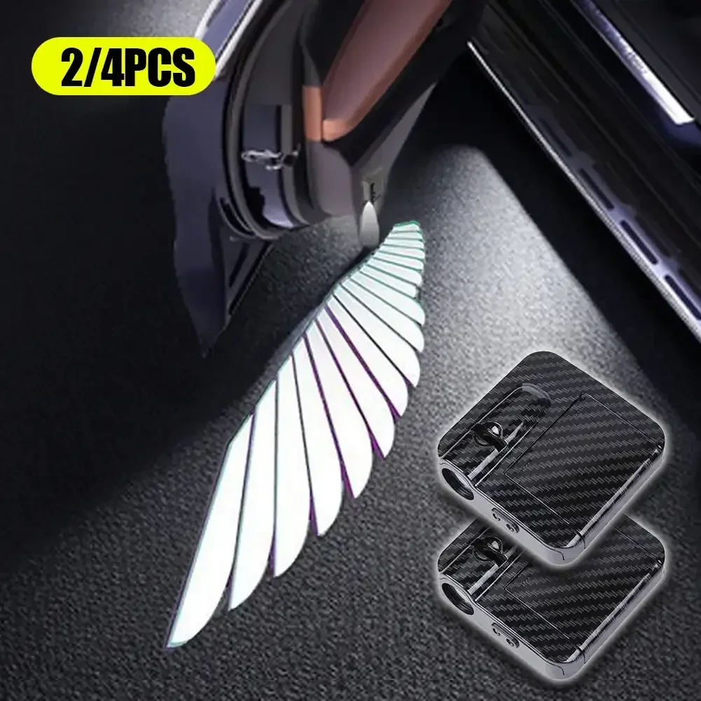 2Pcs/4Pcs Car Angel Wings Wire - Car Accessories Logo ulasan dan harga