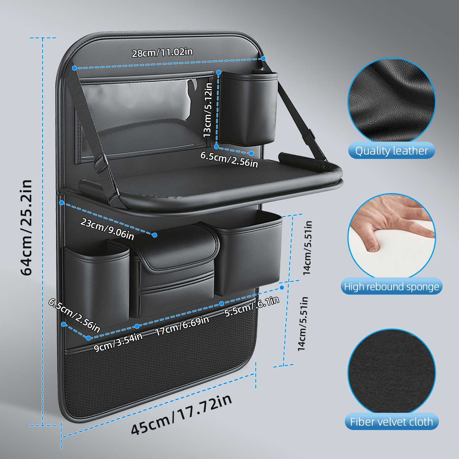 Car Seat Back Organizer, Multi - Back Seat Car Table ulasan dan harga