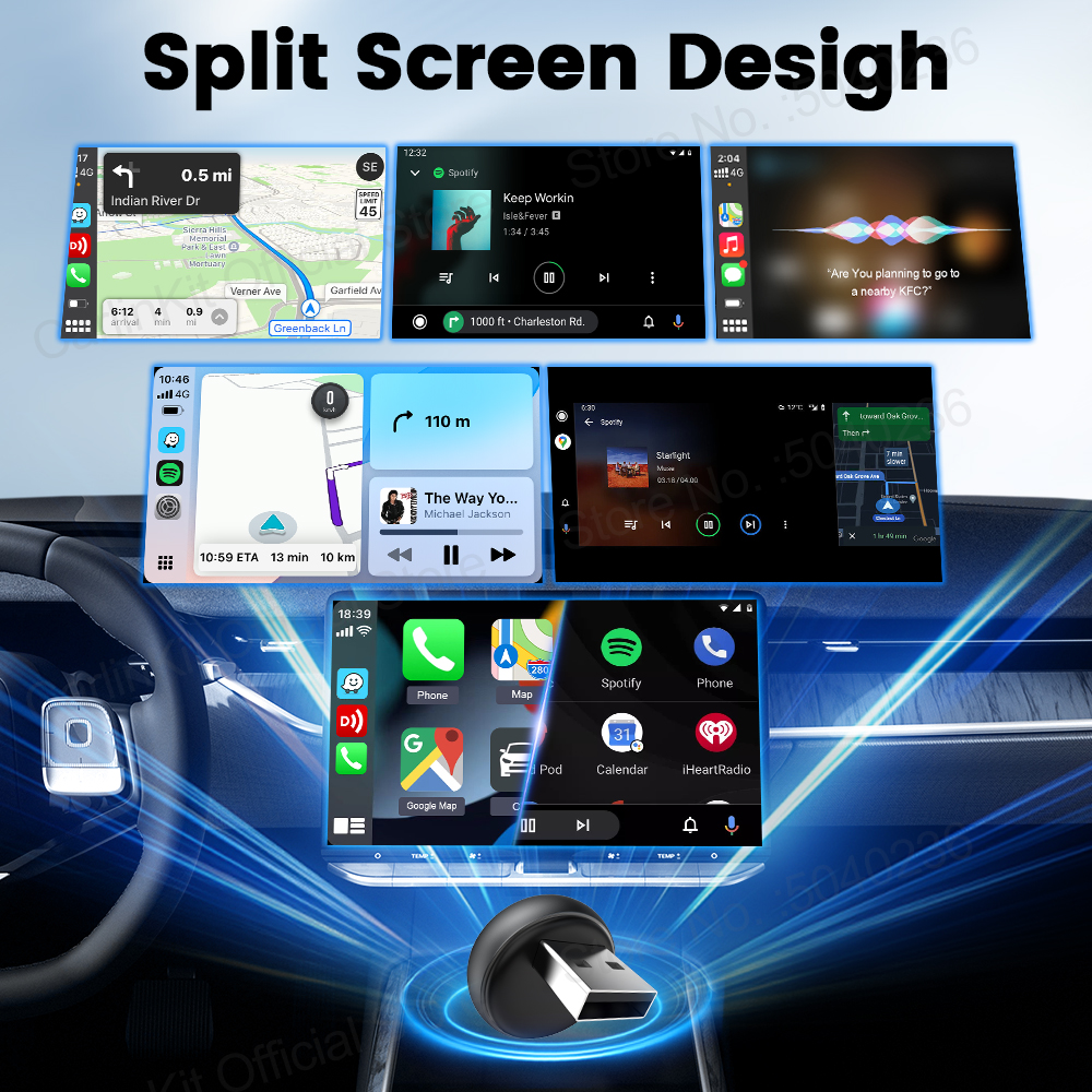 Mini Ultra 3 CarlinKit 5.0 Wir - Car Accessories Usa ulasan dan harga
