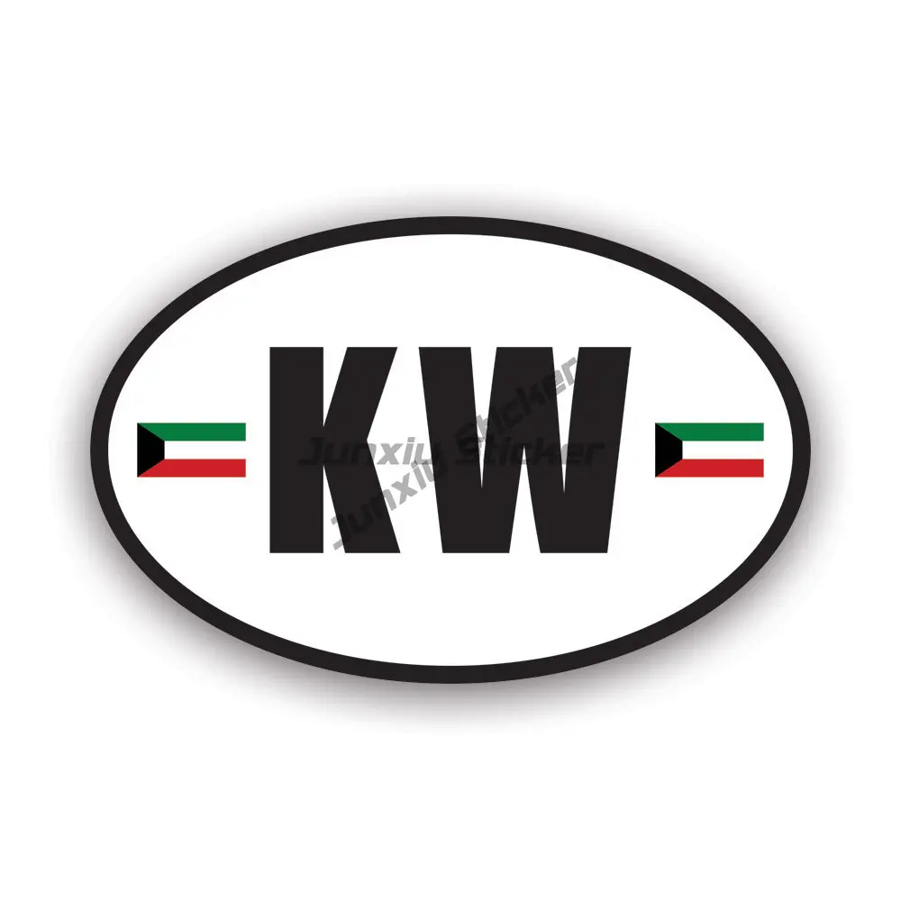 KW Kuwait Flag Emblem Creative - Car Accessories Kuwait ulasan dan harga