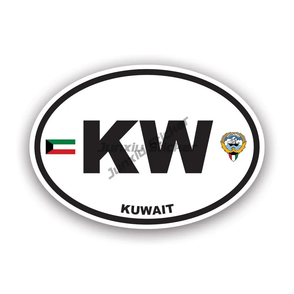 KW Kuwait Flag Emblem Creative - Car Accessories Kuwait ulasan dan harga