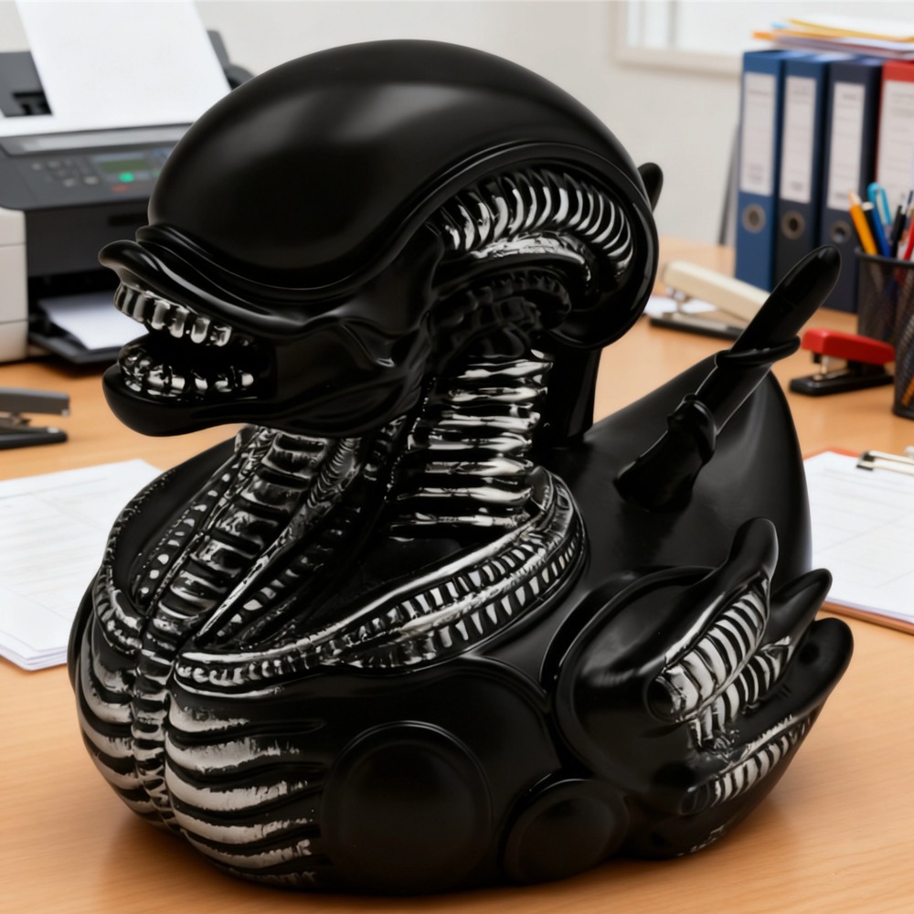 Alien Duck Resin Statue，Evil A - Car Accessories Gift Ideas ulasan dan harga