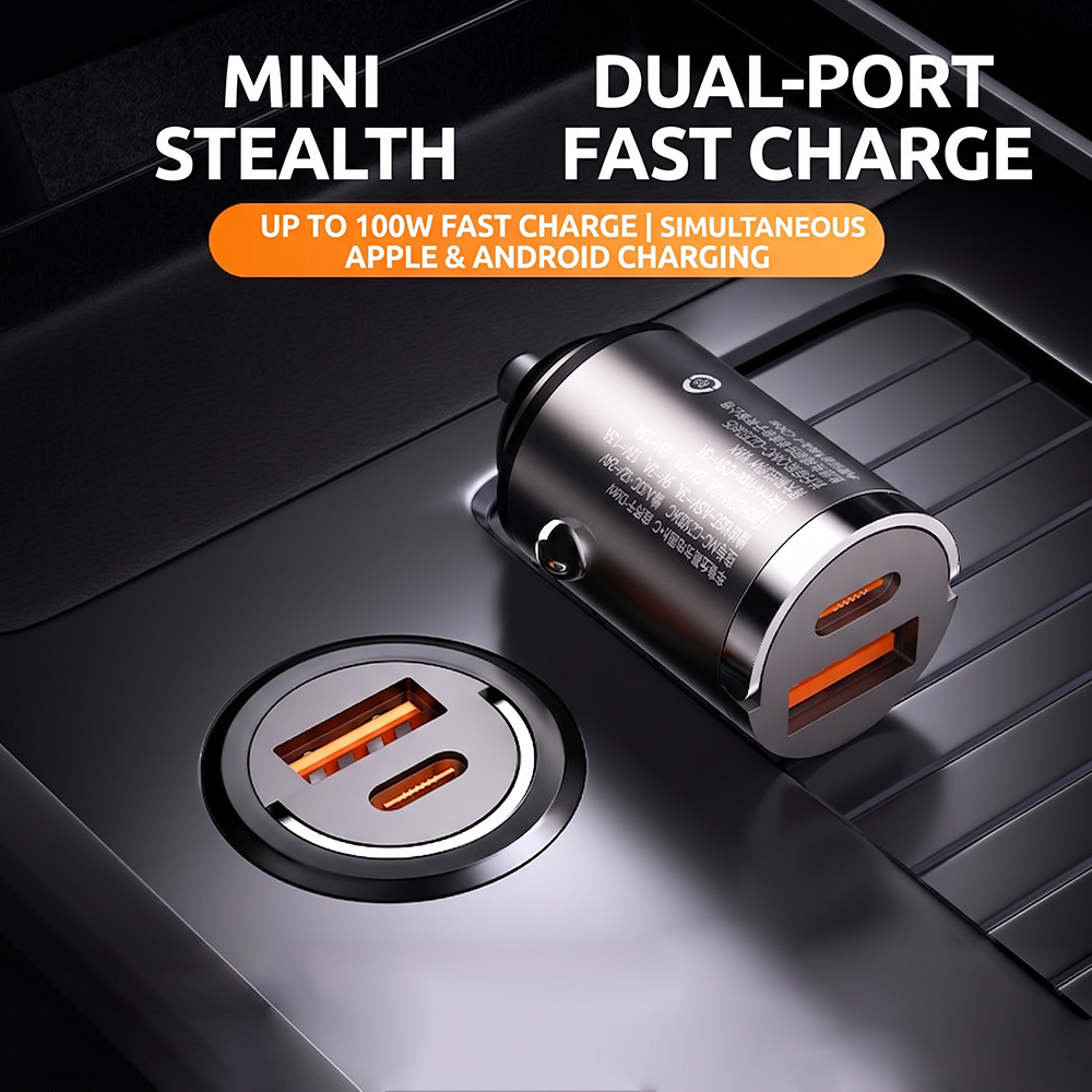 Stealth USB C Car Charger Dual - Car Accessories Usa ulasan dan harga