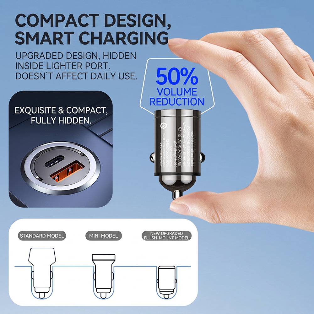 Stealth USB C Car Charger Dual - Car Accessories Usa ulasan dan harga