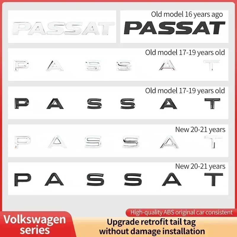 1Pcs ABS Car Logo Letter Stick - Car Accessories Logo ulasan dan harga