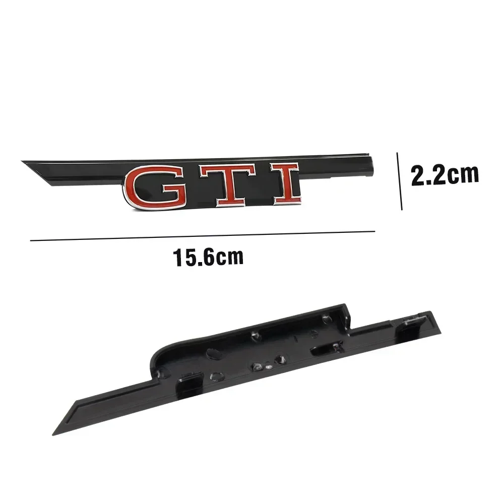 1pc Black/Red 3D ABS GTI lette - Car Accessories Logo ulasan dan harga