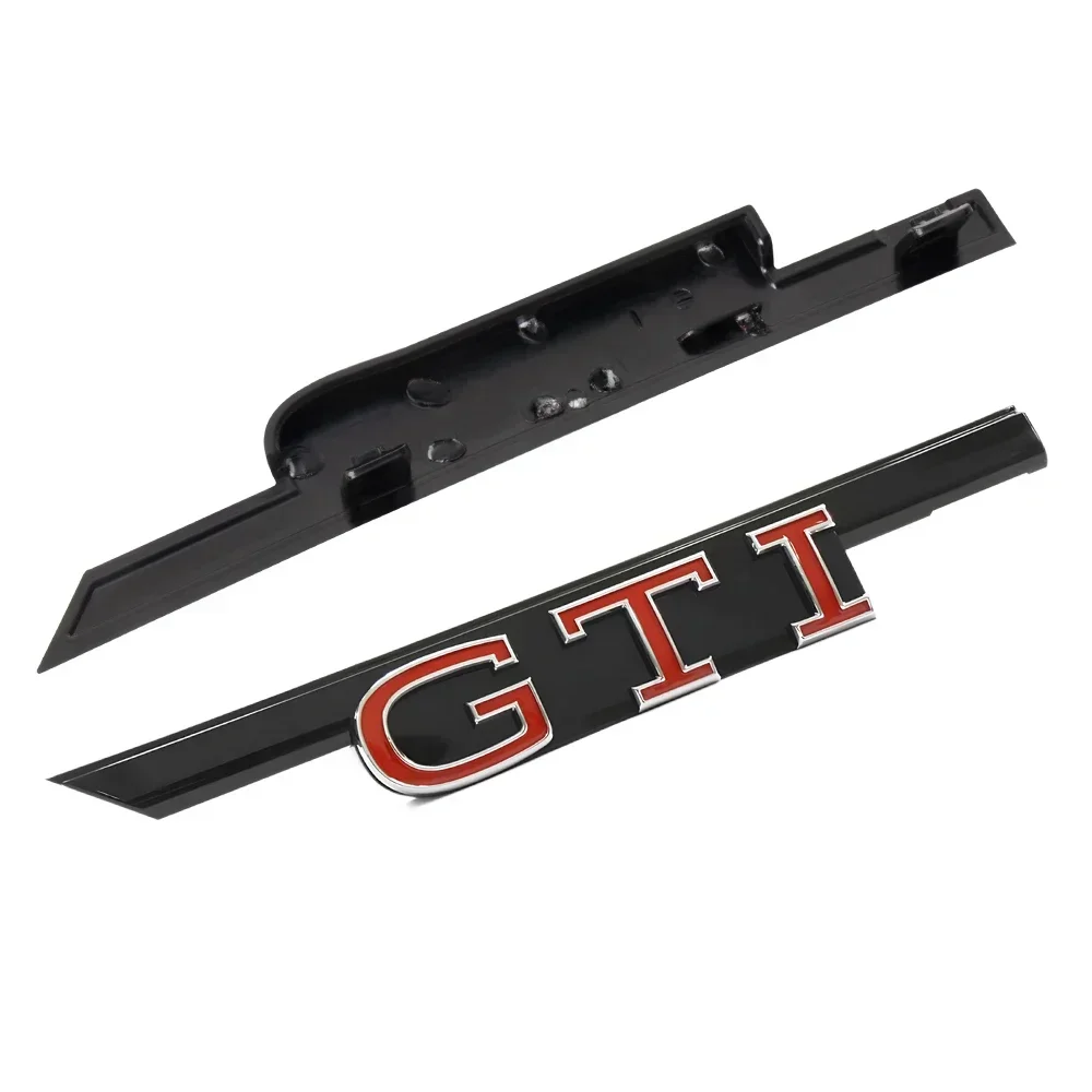 1pc Black/Red 3D ABS GTI lette - Car Accessories Logo ulasan dan harga