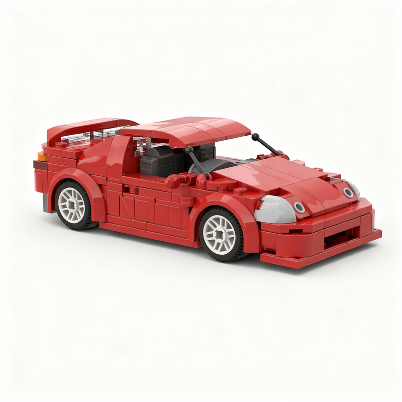 296pcs MOC Jp Cars CRX Del Sol - Car Accessories Gift Ideas ulasan dan harga