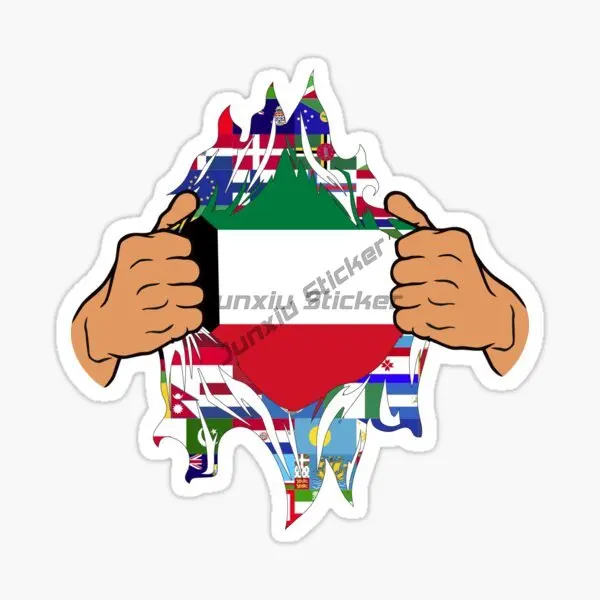 KWT Kuwait Flag Map Emblem Cre - Car Accessories Kuwait ulasan dan harga