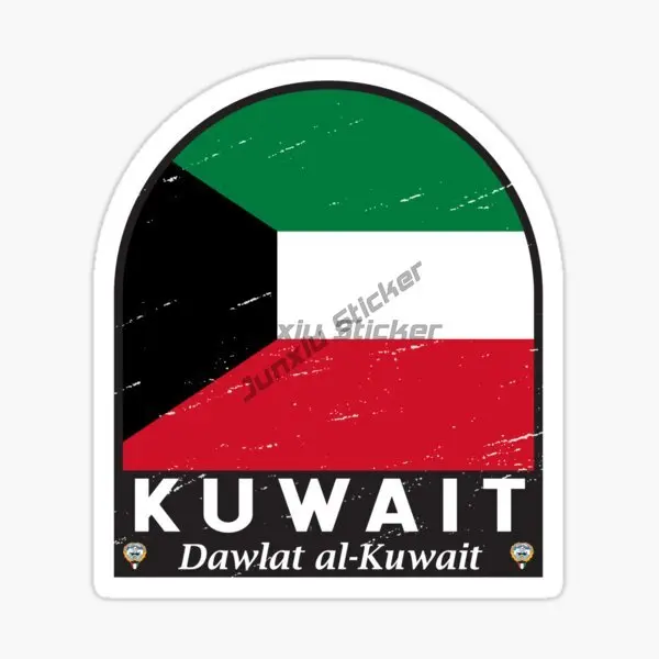 KWT Kuwait Flag Map Emblem Cre - Car Accessories Kuwait ulasan dan harga
