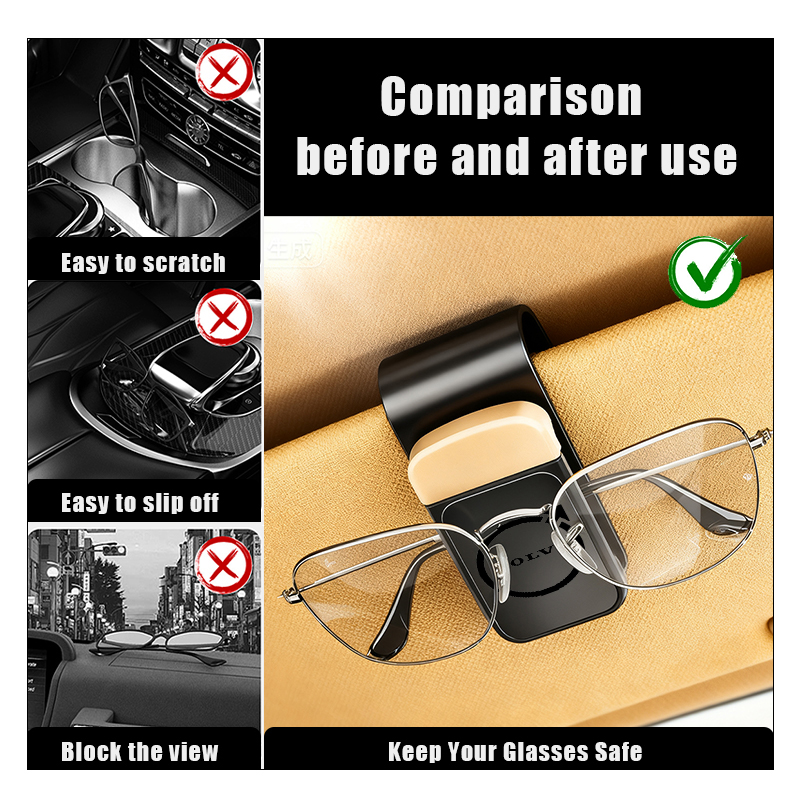 For Volvo Car Sun Visor Glasse - Volvo Car Accessories Xc90 ulasan dan harga