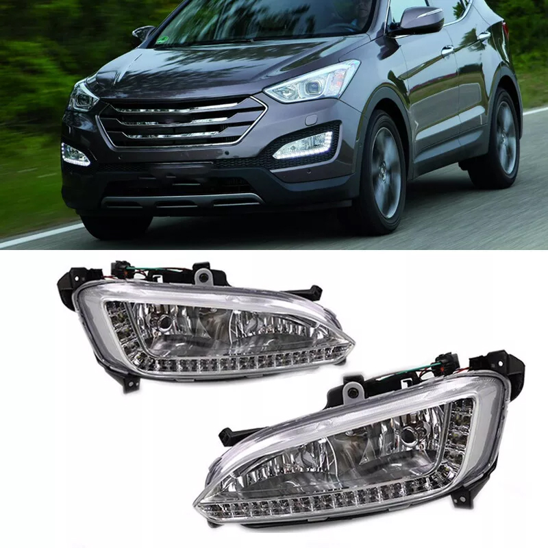 Automobile Headlamp LED DRL Fo - Car Accessories Xmas ulasan dan harga